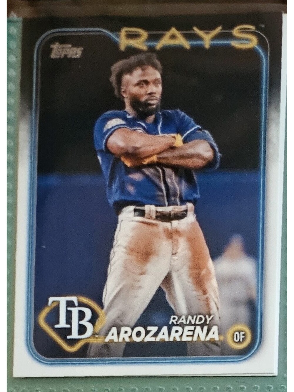 2024 Topps Series 1 #284 RANDY AROZARENA Tampa Bay Rays